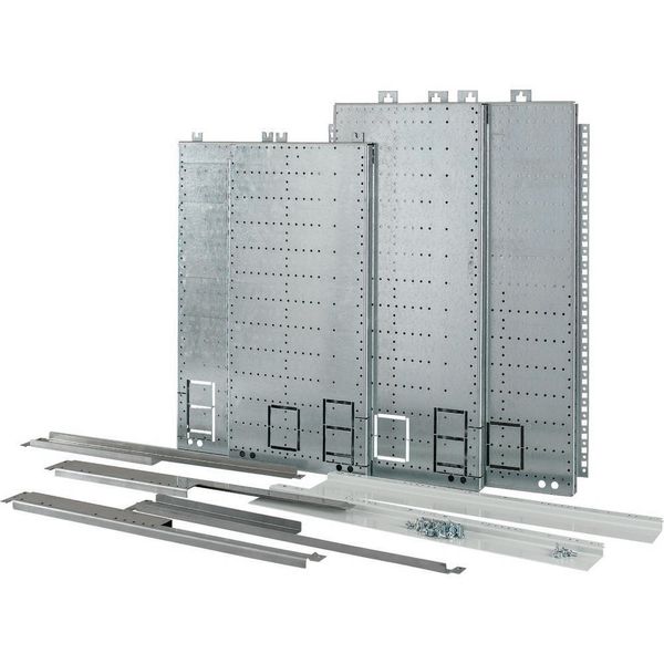 Mounting kit for fuse combination unit, covering multiple sections, section depth=800mm image 5