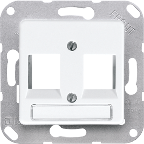 Centre plate for modular jack sockets 169-25NWEWW image 4