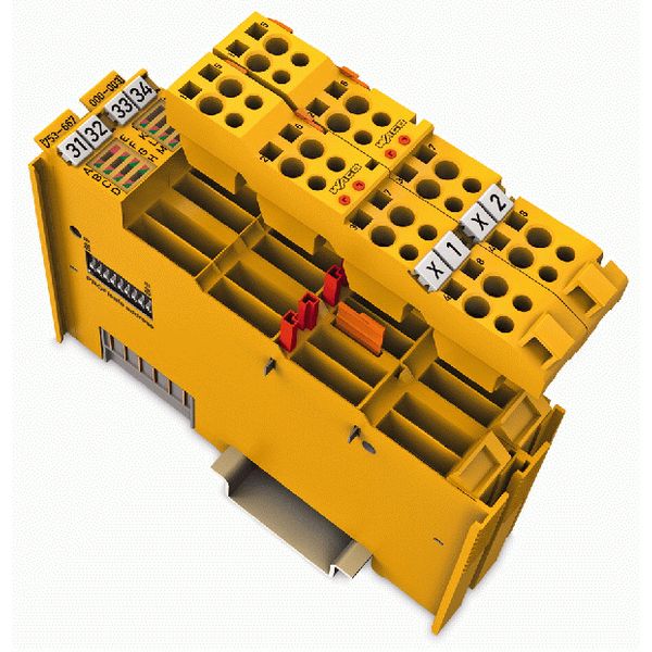 Fail-safe 4/4 channel digital input/output 24 VDC 2 A yellow image 2