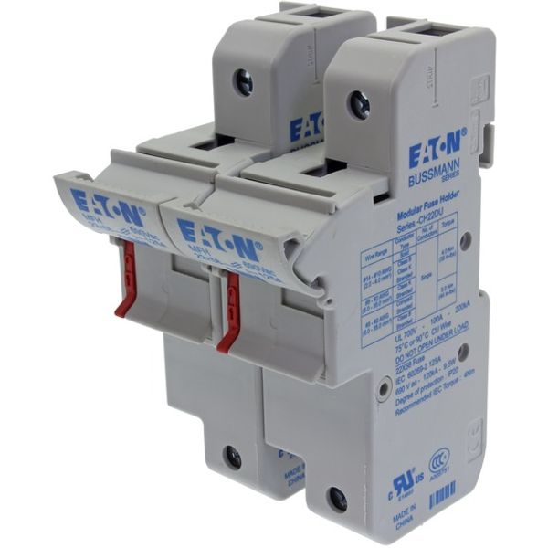 Fuse-holder, low voltage, 125 A, AC 690 V, 22 x 58 mm, 2P, IEC, UL image 4