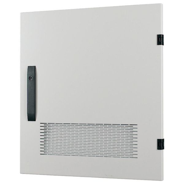 Door to switchgear area, ventilated, IP30, left, HxW=600x1200mm, grey image 2