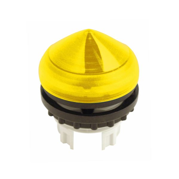 Indicator light extended/conical, yellow image 1