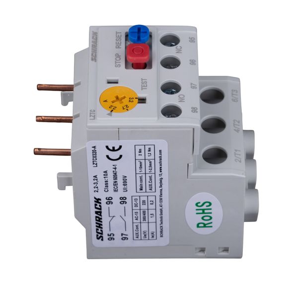 Thermal overload relay CUBICO Classic, 2.2A - 3.2A image 6