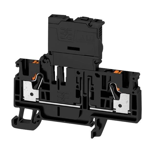 Fuse terminal AFS 4 2C BK, PUSH IN, 4 mm², black, Weidmuller image 3