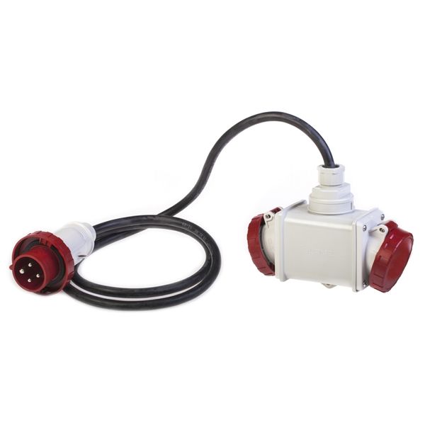 2-WAY ADAPTOR 3P+E 16A IP66 W/CABLE image 2