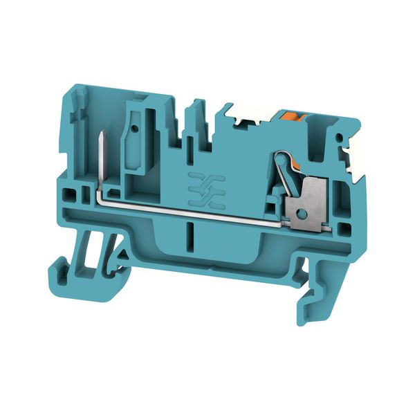 Feed-through terminal block, PUSH IN, 2.5 mm², 800 V image 1