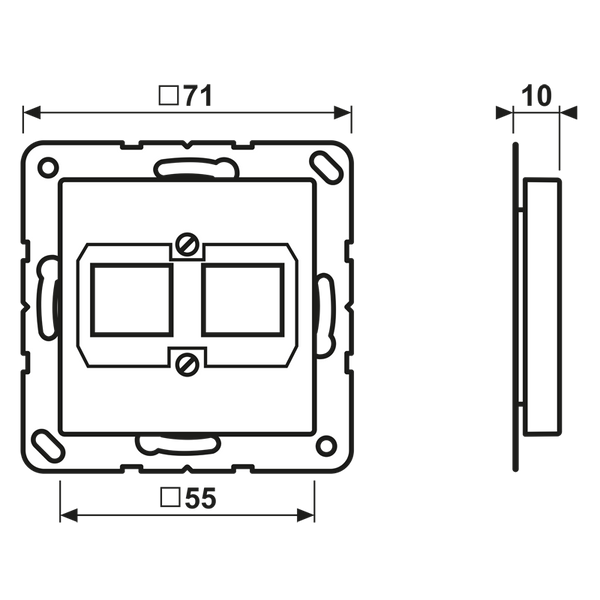 Centre plate A569-21ACS image 5