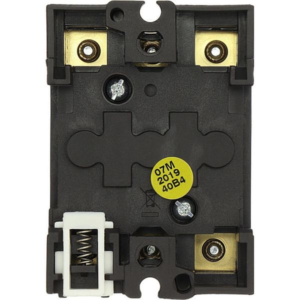 On-Off switch, P1, 32 A, service distribution board mounting, 3 pole, with black thumb grip and front plate image 32