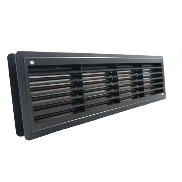 Door grille AIRROXY 115 x 430 115 x 430 mm black image 1