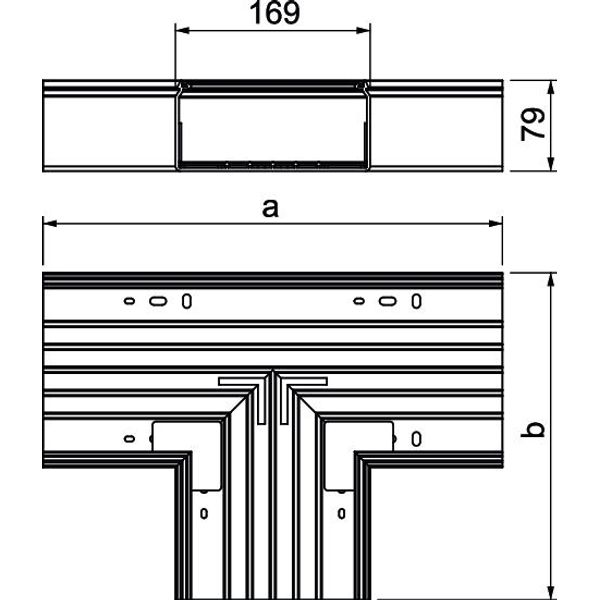 WDK T80170VW T piece  400x170x80 image 2