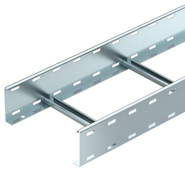 LG 115 VS 3 FT  Cable ladder, perforated, with crossbar VS, 110x500x3000, Steel, St, hot-dip galvanized, DIN EN ISO 1461 image 1