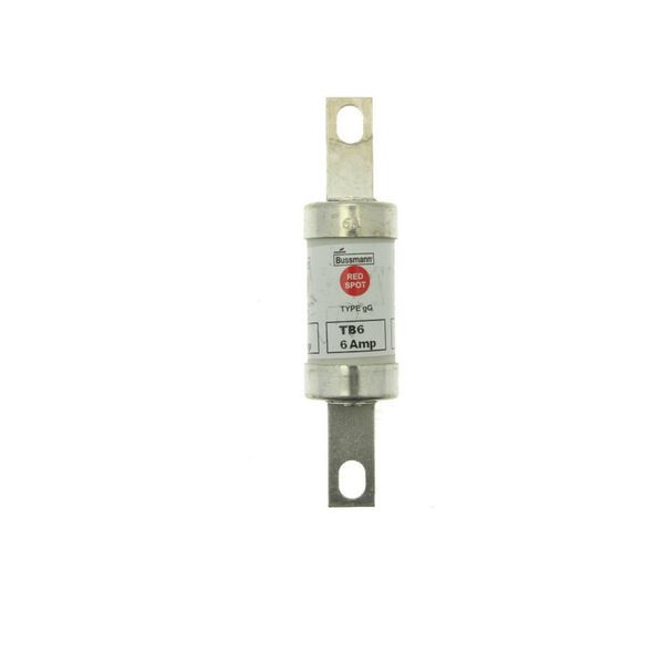 Fuse-link, low voltage, 6 A, AC 660 V, DC 460 V, BS88, 27 x 112 mm, gL/gG, BS image 5