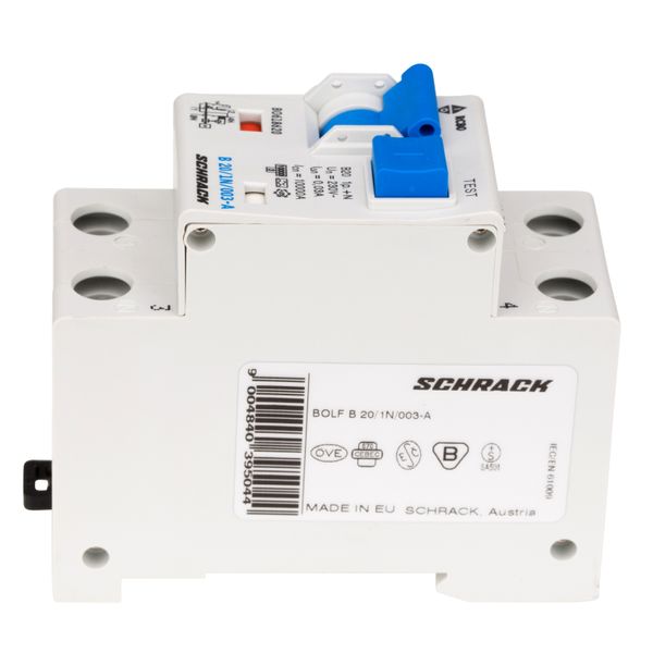 Combined MCB/RCD (RCBO) B20/1+N/30mA/Type A image 5