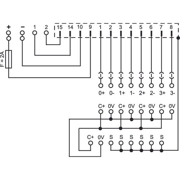 Interface module for system wiring with solder pin Male connector image 4