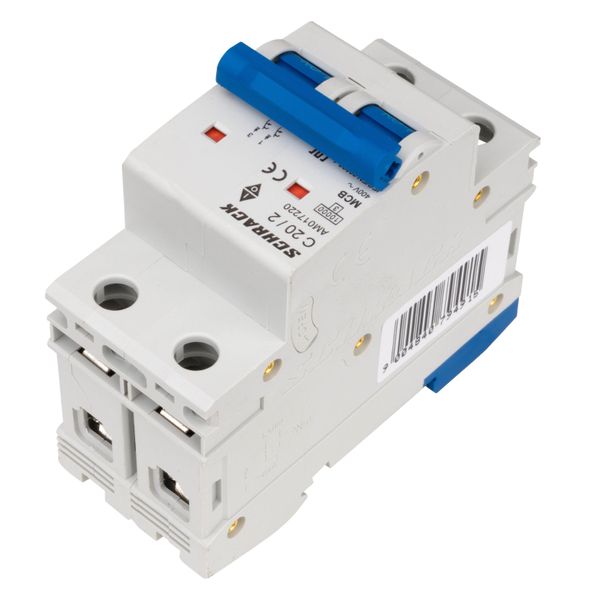 Miniature Circuit Breaker (MCB) AMPARO 10kA, C 20A, 2-pole image 2