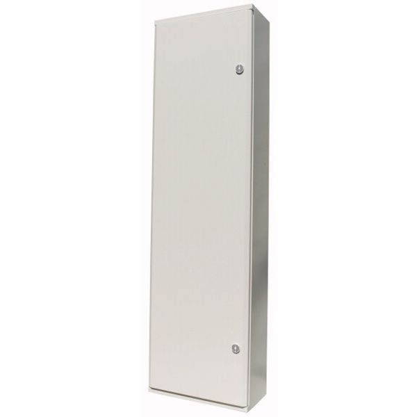 White floor standing distribution board with three-point turn-lock, W = 800 mm, H = 2060 mm, D = 300 mm image 1