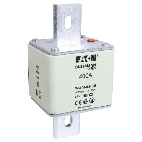 FUSE 400A 1000V DC PV SIZE 3 BOLTED TAG image 11