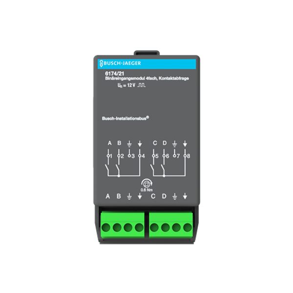 6174/21 Binary Input Module, 4-fold, Contact Scanning, BJE image 5