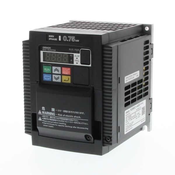 MX inverter drive, 0.4/0.55 kW (HD/ND), 3.0/3.5 A (HD/ND), 200 VAC, 1~ image 1