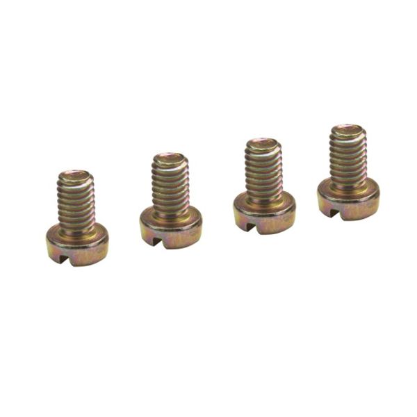 Set of 4 screws M6x10 for fixing base plates image 1
