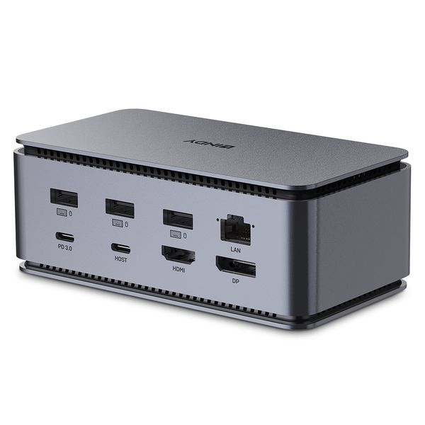 DST-Pro USB4, USB-C Laptop Dockingstation Connect an 8K display or 2 displays at 4K 60Hz and peripherals over a single cable image 2