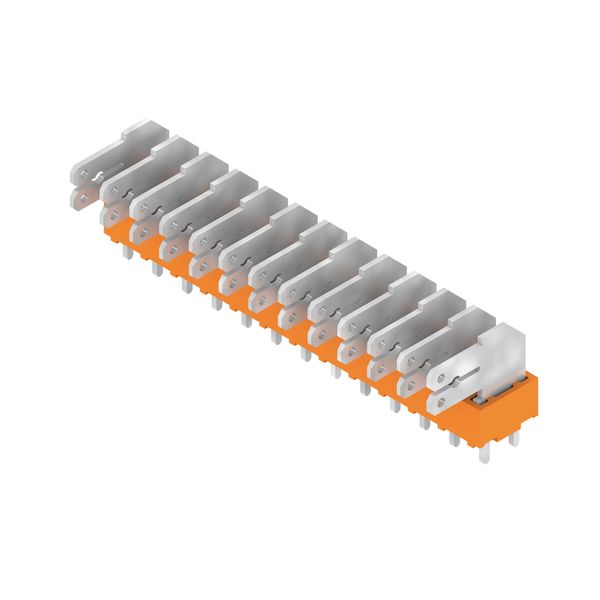 PCB terminal, 5.00 mm, Number of poles: 13, Conductor outlet direction image 3