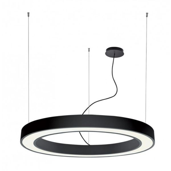 Suspended Black Ring D1800 3000K  Dimmable image 1