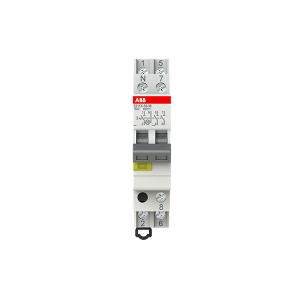 E211X-16-30ON-OFF Switch,16 A,acc. to EN 250/400 V AC,3NO,0NC,0CO, El. Color:Grey,1LED,Yellow, MW:1 image 7