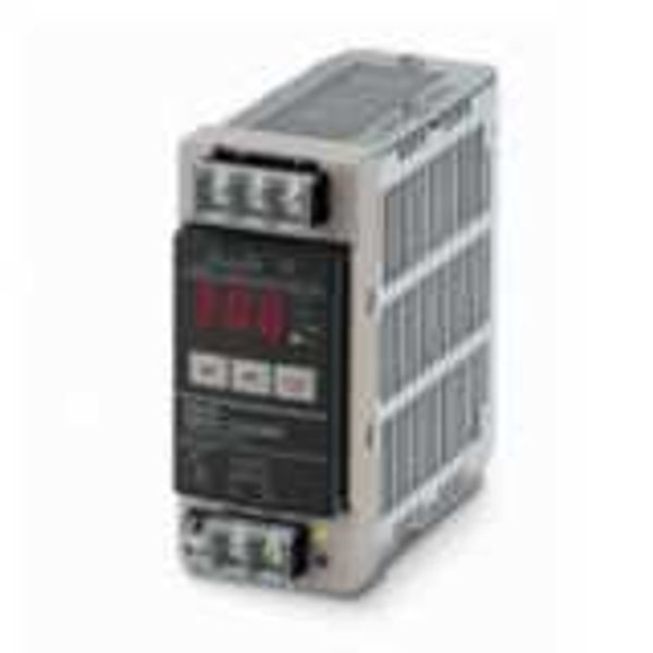 Power supply, 120 W, 100 to 240 VAC input, 24 VDC 5A output, DIN rail image 1