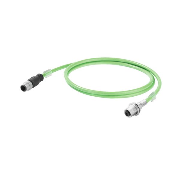 PROFINET Cable (assembled), M12 D-code – flange, M12 D-code – pin stra image 3
