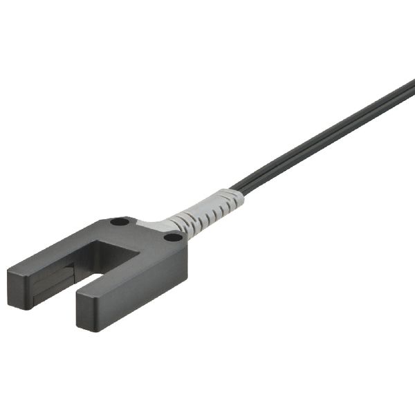 Fiber optic sensor head, through-beam, 10mm slot type, 10 mm area dete E32 0018A image 1