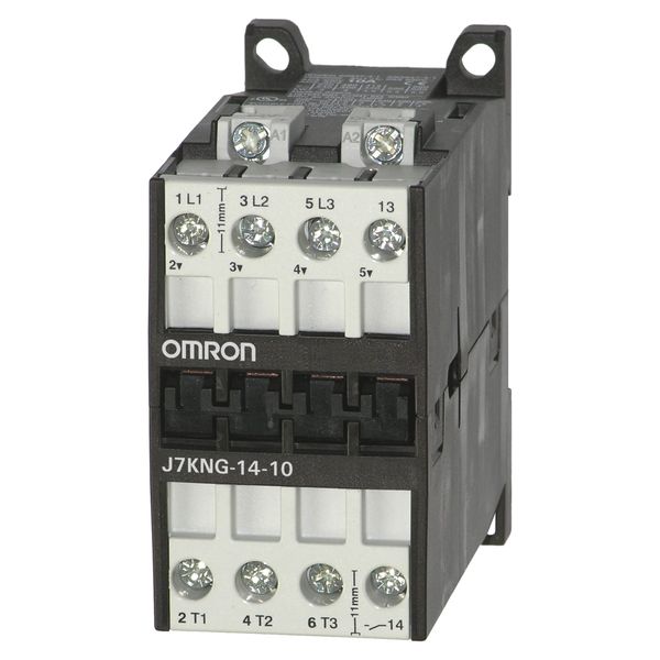Contactor, DC-operated (3VA), 3-pole, 14 A/5.5 kW AC3 + 1M auxiliary image 2