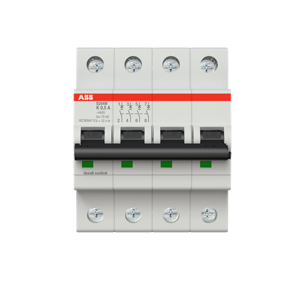 S204M-Z0.5 Miniature Circuit Breaker - 4P - Z - 0.5 A image 3