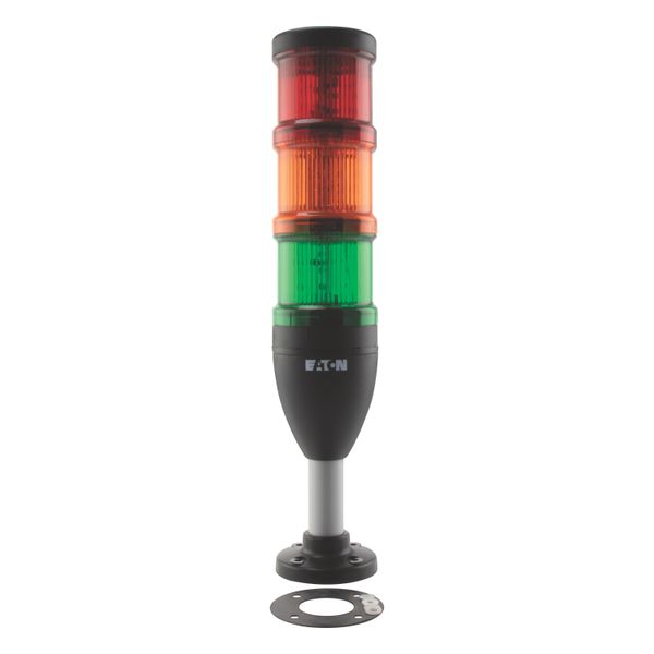 Complete device, red-orange-green, LED, 24 V, including base 100mm image 5