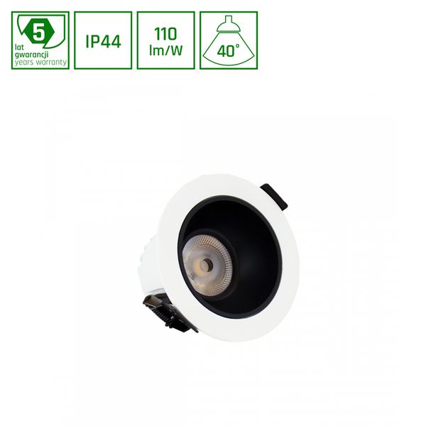 ORBITO DOWNLIGHT 10W WW 230V 40DEG IP44 RA90 UGR image 1