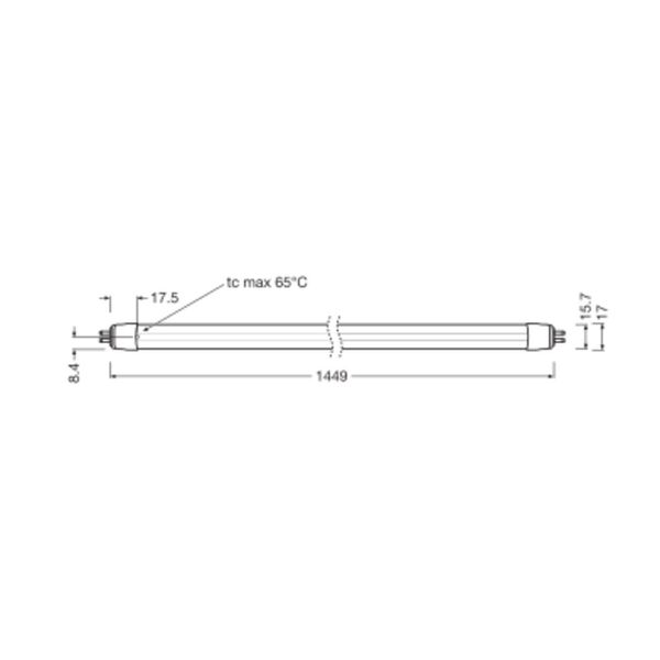 LED TUBE T5 EXTERNAL P 1449 mm 18W 840 image 11