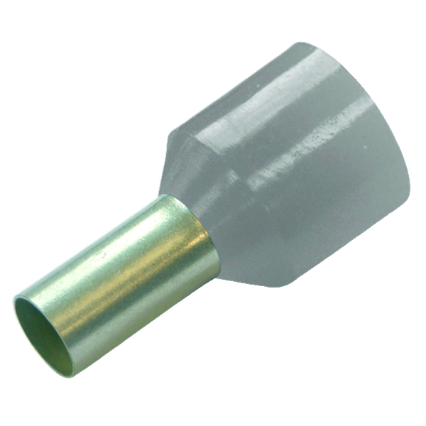 Insulated ferrule 0.75/10 gray image 2