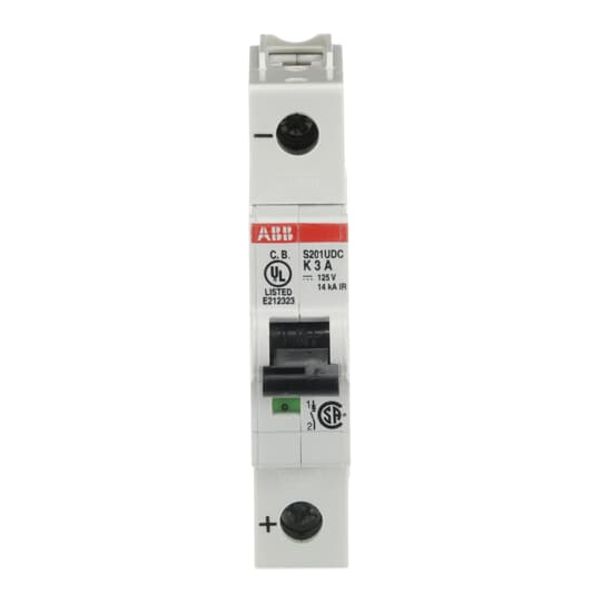 S201UDC-K3 Miniature Circuit Breaker - 1P - K - 3 A image 4