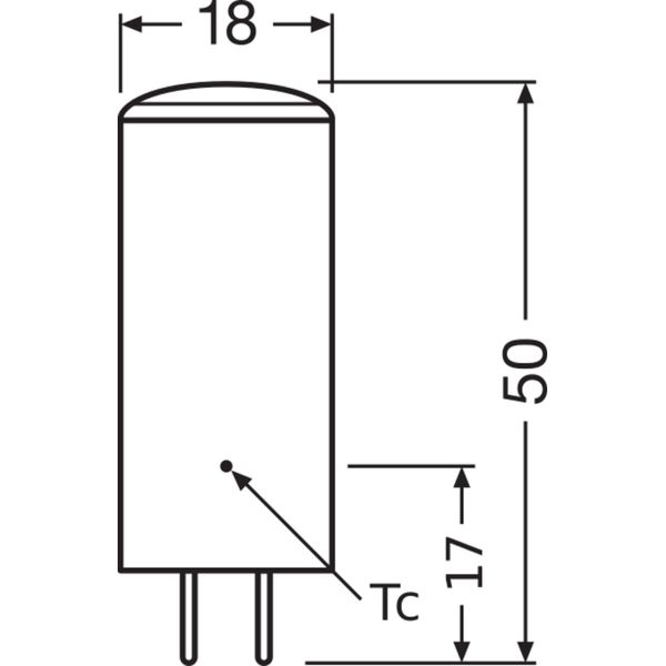 LED PIN 12V P 4W 827 GY6.35 image 6