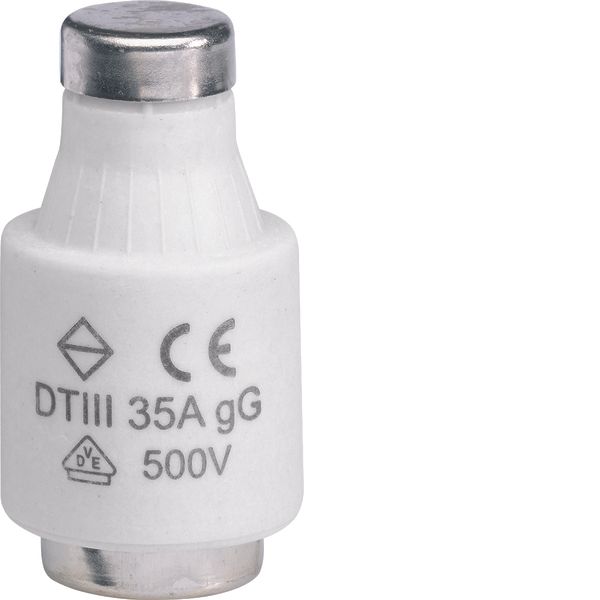 Fuse-link DIII E33 35A 500V gG T with indicator image 1
