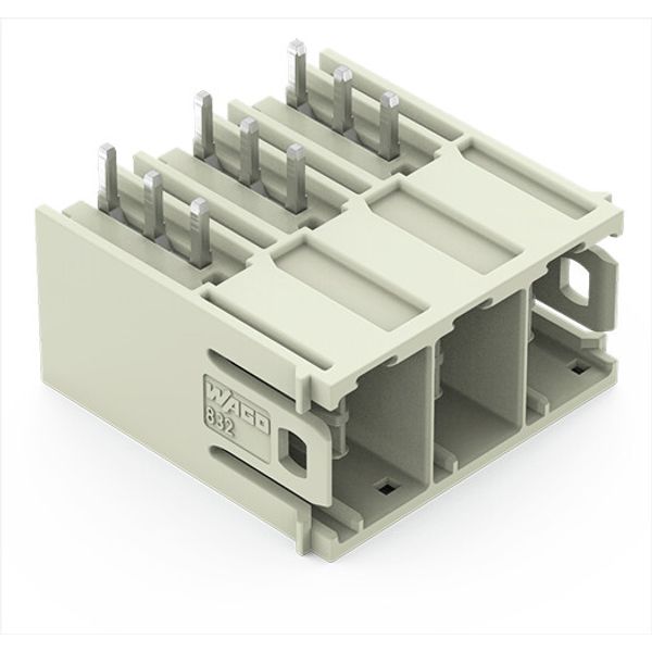 832-3643 THT male header; 1.2 x 1.2 mm solder pin; angled image 2