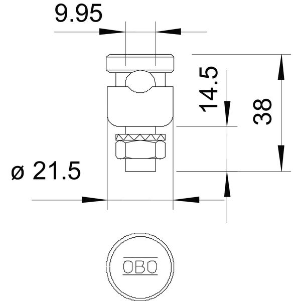 5001 N-FT Connection terminal for round conductors 8-10mm image 2