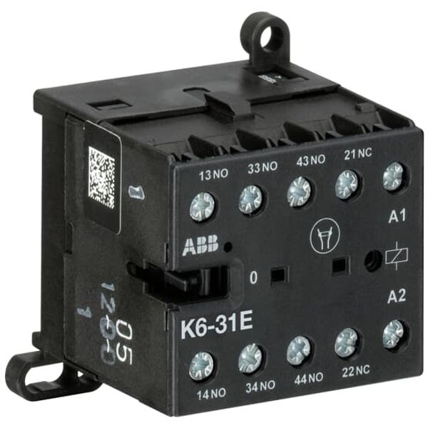 K6-31E-01 Mini Contactor Relay 24V 40-450Hz image 5