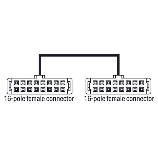 Connection cable 16-pole Pluggable connector per DIN 41651 image 3