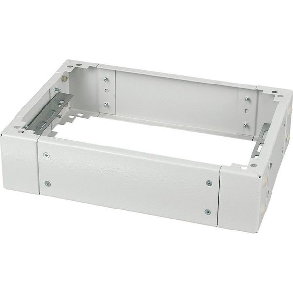 Cable marshalling box for IP30 floor standing distribution boards, HxWxD = 100 x 800 x 300 mm,  gray image 3