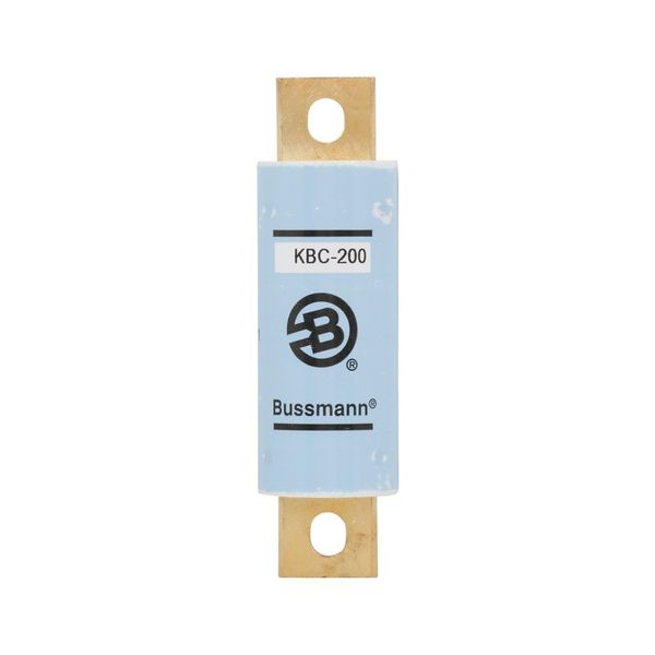 Eaton Bussmann series KBC semiconductor fuse, 1000 Vdc, 200A, 200 kAIC, Non Indicating, Semiconductor fuse, Stud image 2