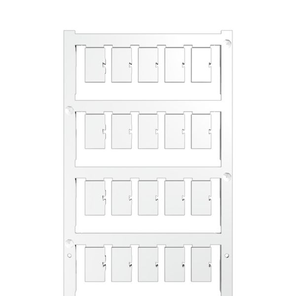 Device marking, pluggable, 15 mm, PA 66, white image 1