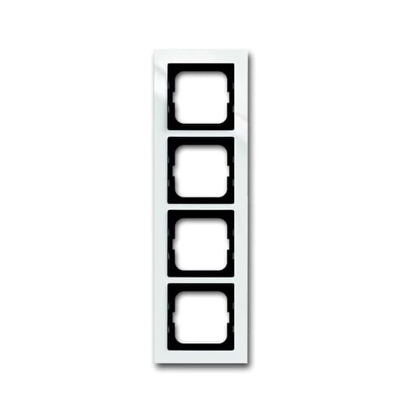 1724-284/11 Cover Frame Busch-axcent® Studio white image 1