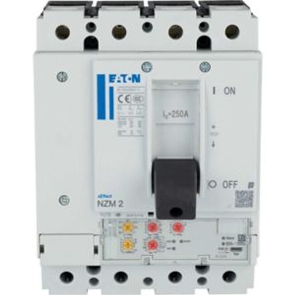 NZM2 PXR20 circuit breaker, 250A, 4p, screw terminal image 6