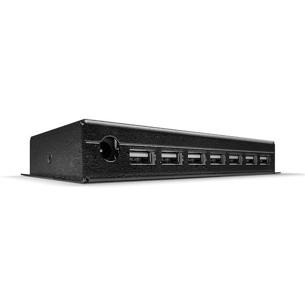 7 Port USB 2.0 Metal Hub 7 additional USB 2.0 ports - perfect for industrial applications image 1